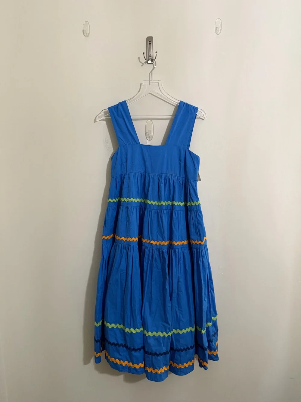 Anthropologie The Helena Square Neck Tiered Midi Dress NWT! - Picture 3 of 16